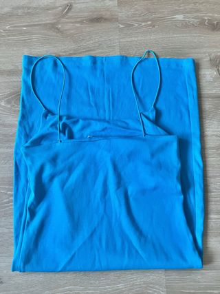 Vestido Zara tirantes azul Talla M