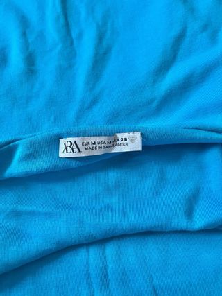 Vestido Zara tirantes azul Talla M