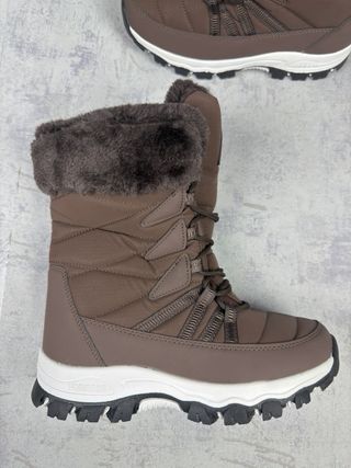 Stivali da neve marroni pelliccia n.39