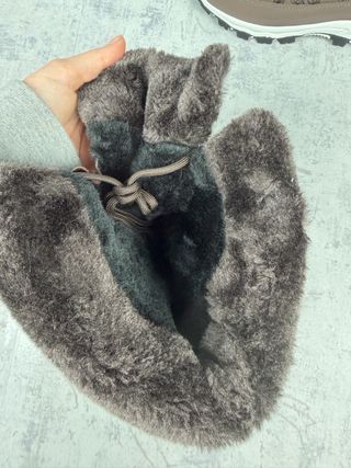 Stivali da neve marroni pelliccia n.39