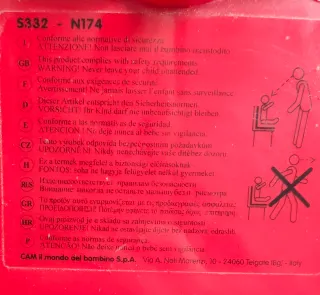 Asiento Portátil Bebé Cam