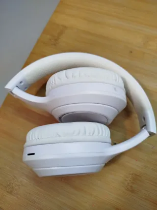 Cascos Bluetooth Plegables Blancos