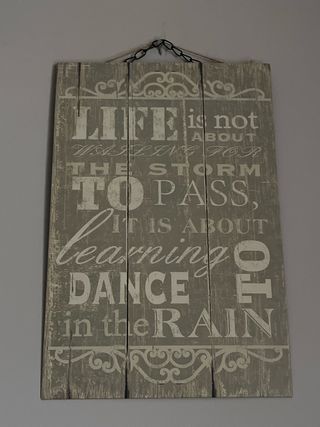 Placa decorativa chapa