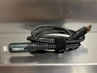 Cable Cargador TEMCO Nylon iPhone 1m