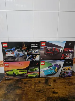 Pack 4 Lego Speed Champions Coches