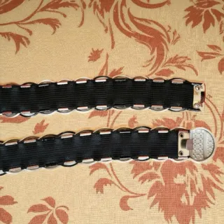 Cinturón de eslabones retro vintage elástico