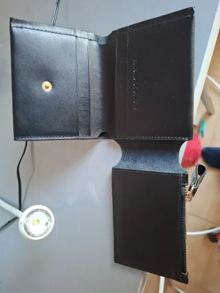 Cartera monedero Adolfo Dominguez negra