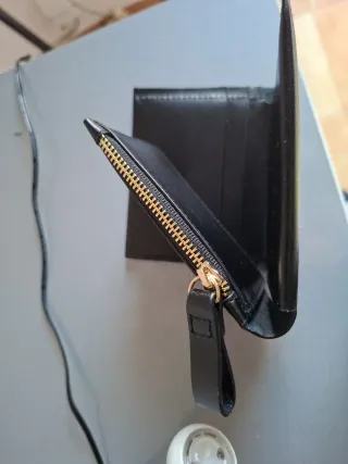 Cartera monedero Adolfo Dominguez negra