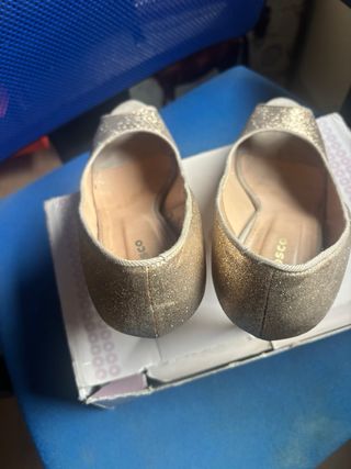 Zapatos de fiesta Fosco dorados talla 40