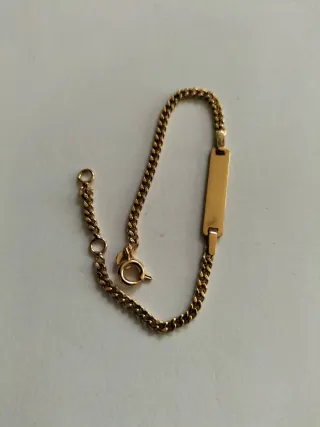 Pulsera esclava gold filled para niño(a)