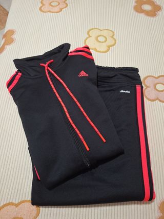 Chándal Adidas Negro y Rojo
