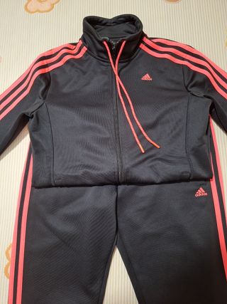 Chándal Adidas Negro y Rojo