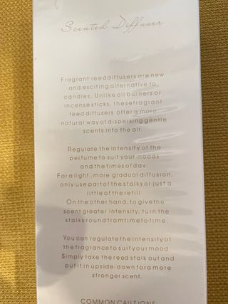 Profumatore ambiente con bastoncini