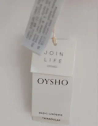 Nuevo OYSHO Sujetador triangular T 80B