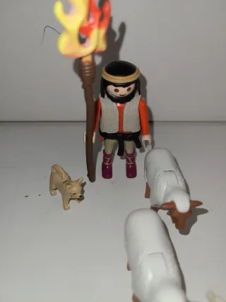 Lote 67. Pastor playmobil
