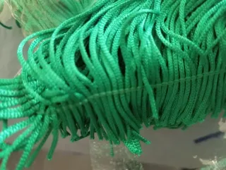 Flecos para traje flamenca verde y negro