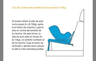 Silla coche giratoria Grupo 0+/I (0-18kg) swivel