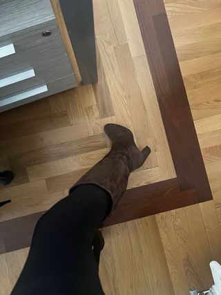 Stivali Contigo scamosciati marrone N°39