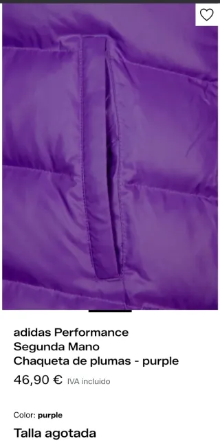 Chaqueta Adidas Performance Morada Mujer/Niña