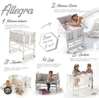 Minicuna Allegra para bebé