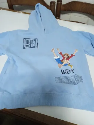 Sudadera One Piece Luffy Azul
