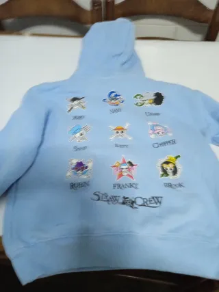 Sudadera One Piece Luffy Azul