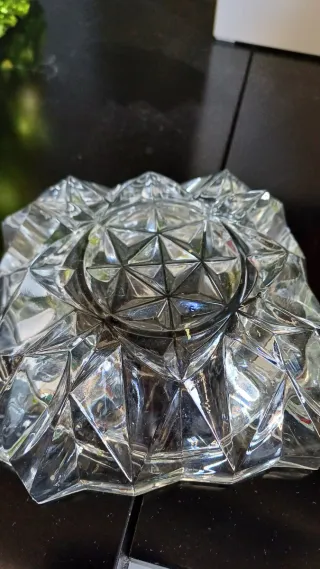 Posacenere vintage in cristallo al piombo