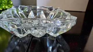 Posacenere vintage in cristallo al piombo