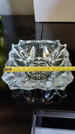 Posacenere vintage in cristallo al piombo