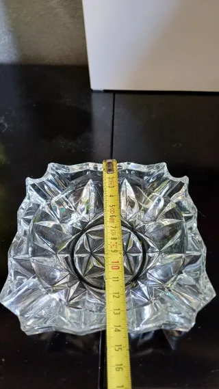 Posacenere vintage in cristallo al piombo