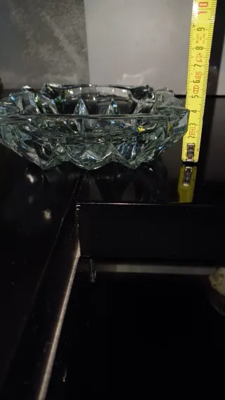 Posacenere vintage in cristallo al piombo