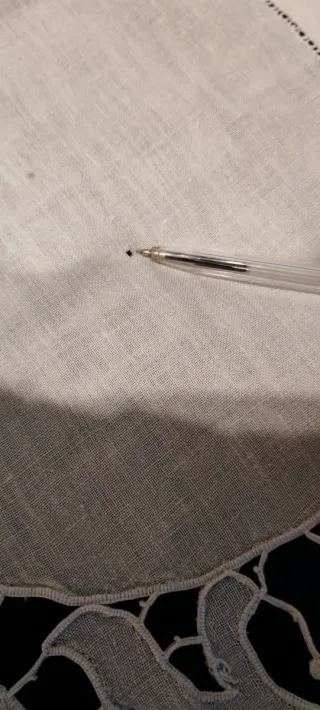 2 Tendine Lino Ricamato Dragone