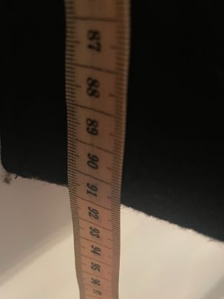 Abrigo lana negro talla XL nuevo con etiqueta