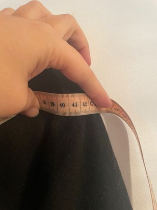 Abrigo lana negro talla XL nuevo con etiqueta