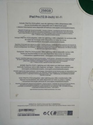 iPad Pro 12.9 Wi-Fi 256GB con Apple Pencil