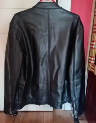 Parka Zara Negra Hombre