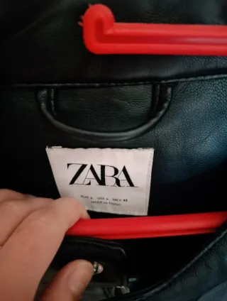 Parka Zara Negra Hombre