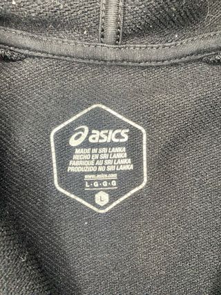 streatwear tracksuit black jaquet chaqueta asics