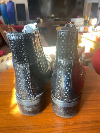 Botines Topshop Negros Talla 38