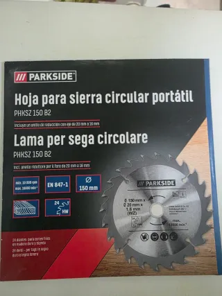 Hoja Sierra Circular Parkside PHKSZ 150 B2