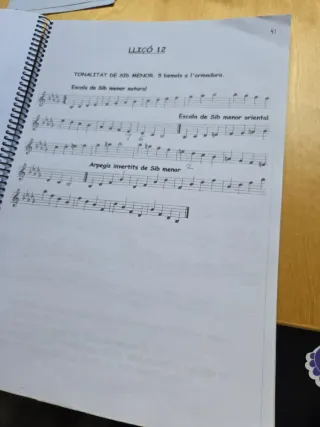 Libro Conservatorio 4º Elemental Clarinete