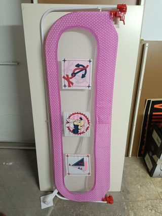 Barrera Cama Infantil Rosa Lunares
