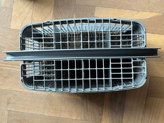 2 cestos de cubiertos lavavajillas Bosch, Siemens