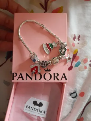 Pulsera Pandora echa de acero inoxidable