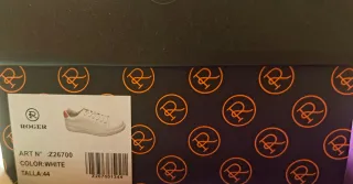 Zapatillas Roger Blancas Talla 44