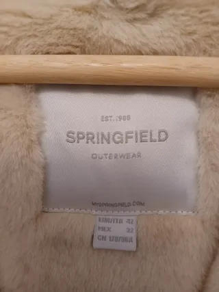 Cazadora mujer ante beige/marrón