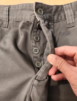 Pantaloni Dockers W34 L32 grigi