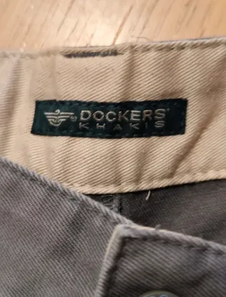 Pantaloni Dockers W34 L32 grigi
