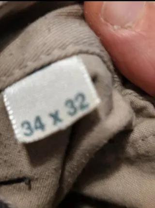 Pantaloni Dockers W34 L32 grigi