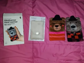 Calentador de manos Flying Tiger con 2 fundas.